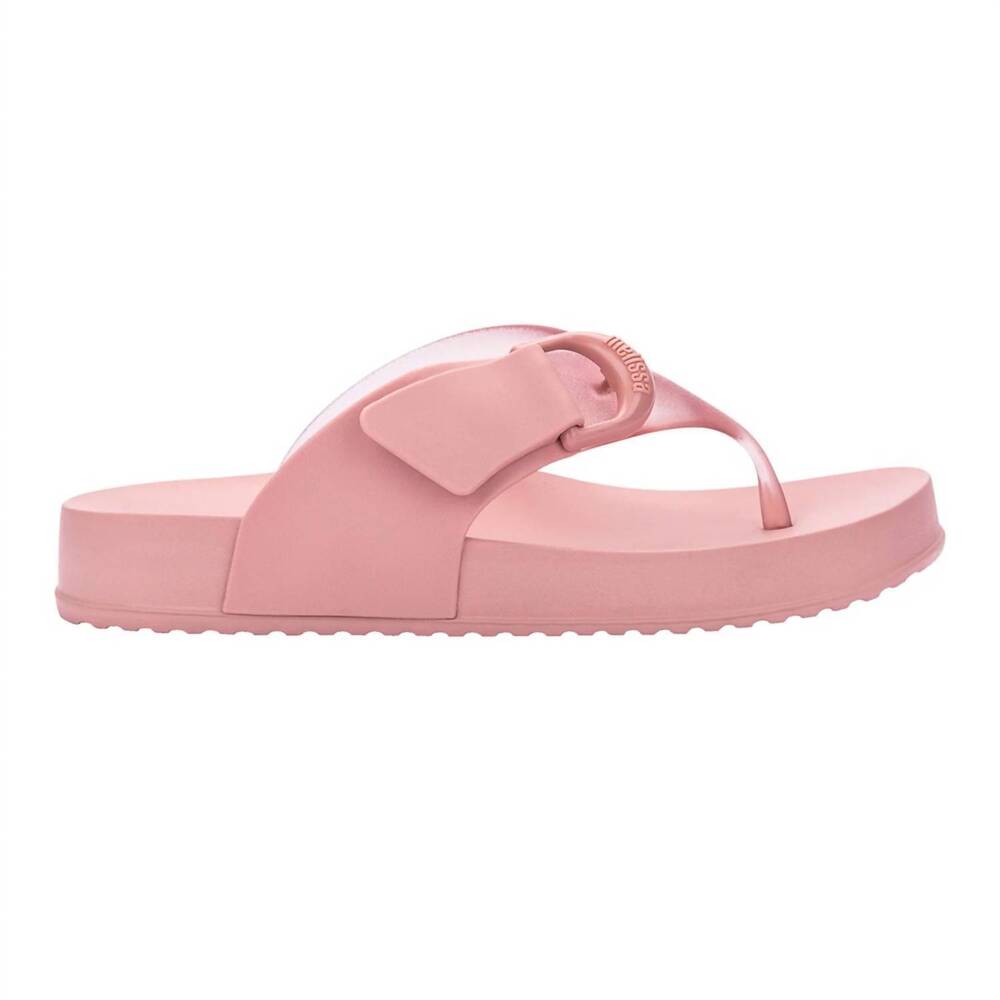 NEW MELISSA women's cozy thong sandal in pink